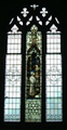 The north window of the Blessed Sacrament Chapel